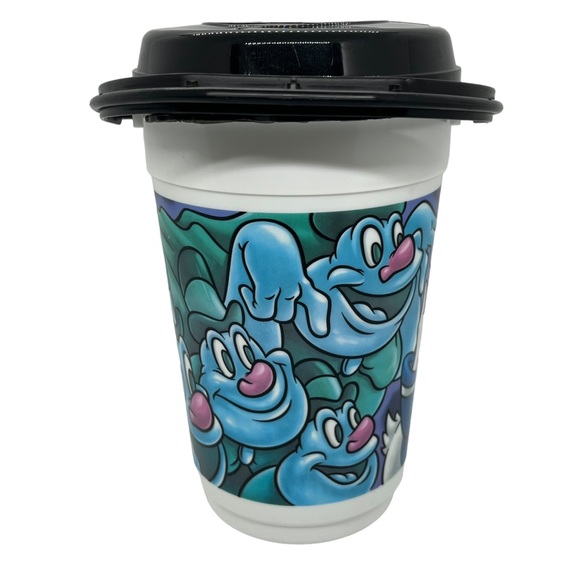 Vintage Disney Parks Haunted Mansion Mickey Goofy Popcorn Bucket - Picture 3 of 7